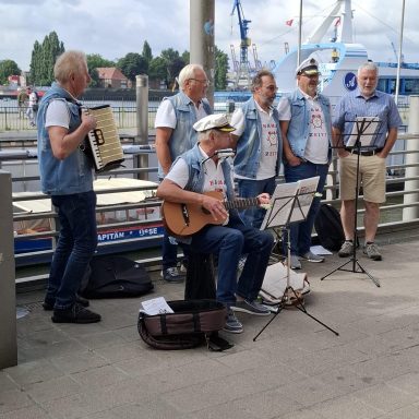 Auftrit Landungsbrücken